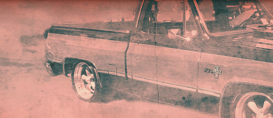 1984 Vintage Chevy Pickup Photograph by Cathy Anderson