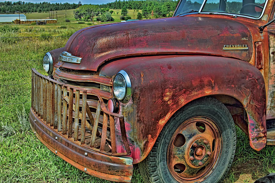 Vintage Chevy Tanker  Photograph by Alana Thrower