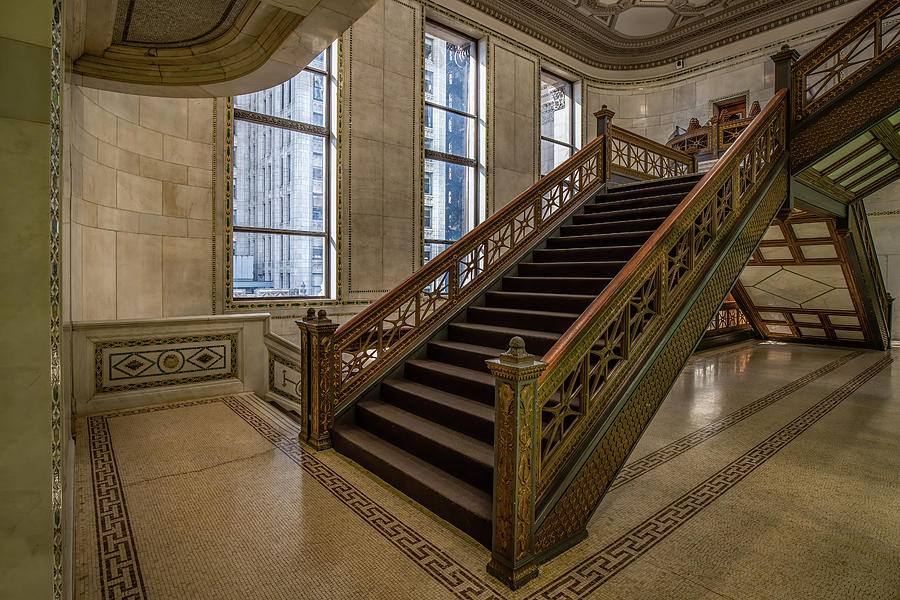 Vintage Chicago Cultural Center Photograph by Mike Burgquist - Pixels