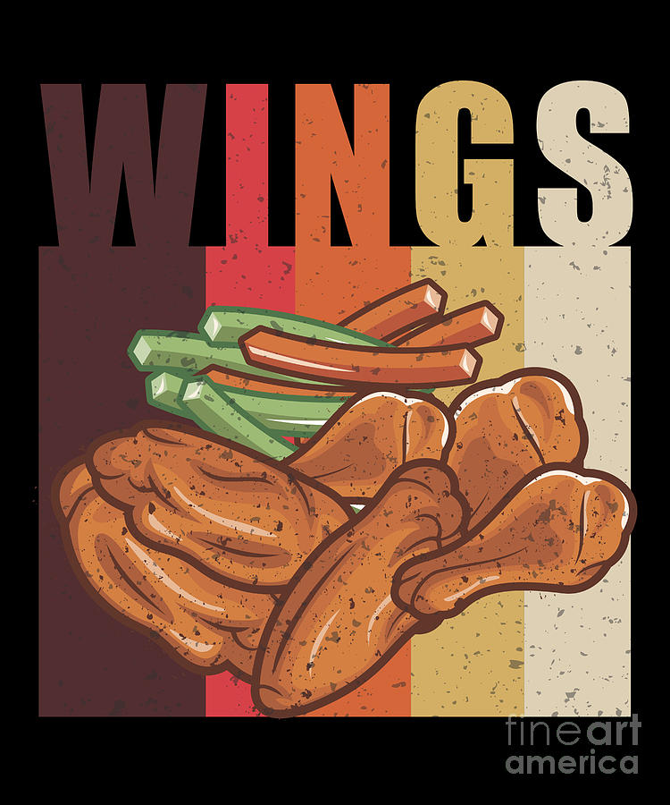 chicken wing drawing
