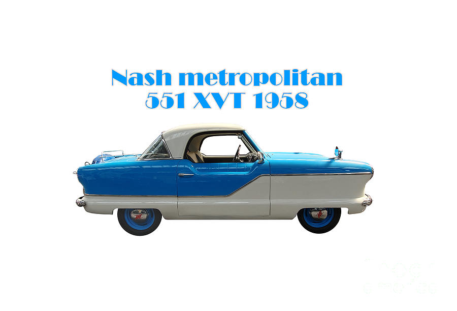 Vintage classic car nash metropolitan 1958 Photograph by Tom Conway