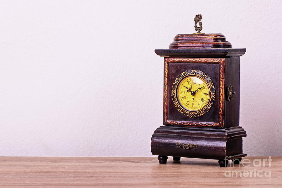 Vintage clock Photograph by Mendelex Photography