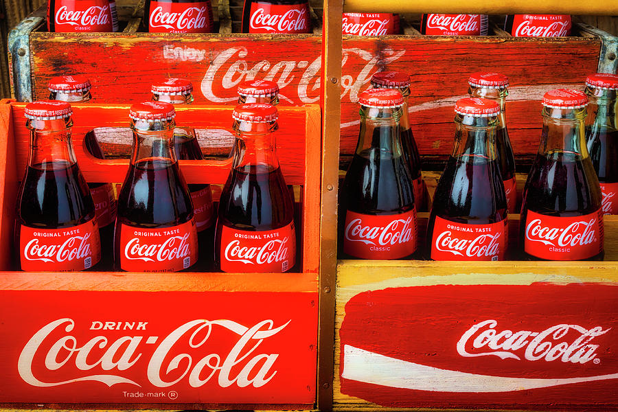 Vintage Coca-Cola Six Packs Photograph by Garry Gay