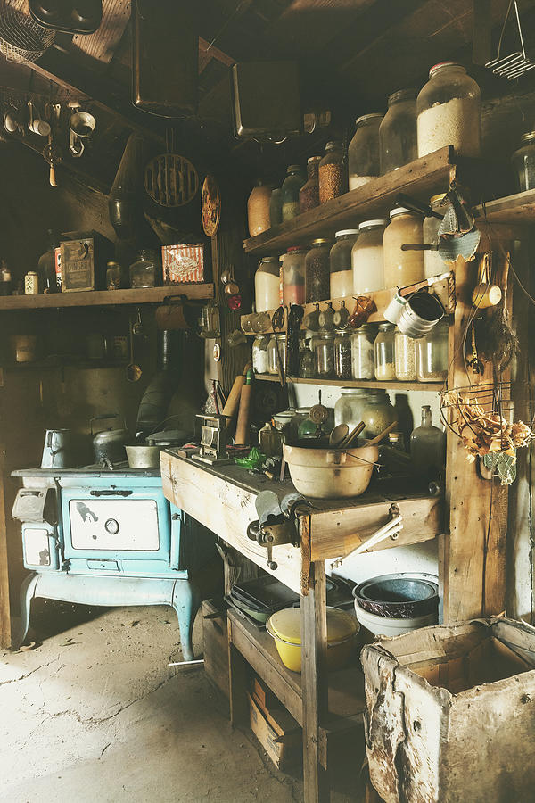 Vintage Collection - The Kitchen  Photograph by Saija Lehtonen