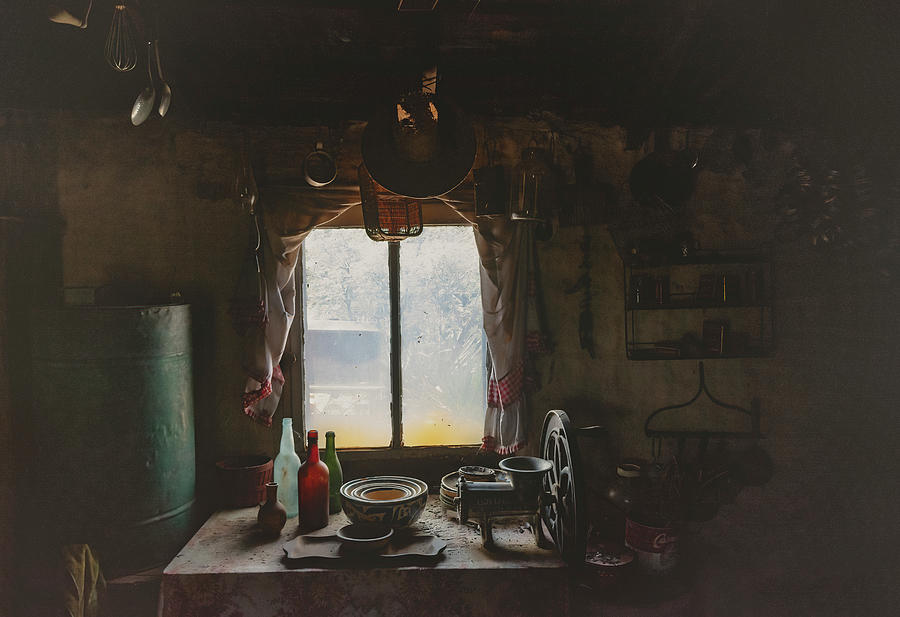Vintage Collection - The Table By The Window  Photograph by Saija Lehtonen