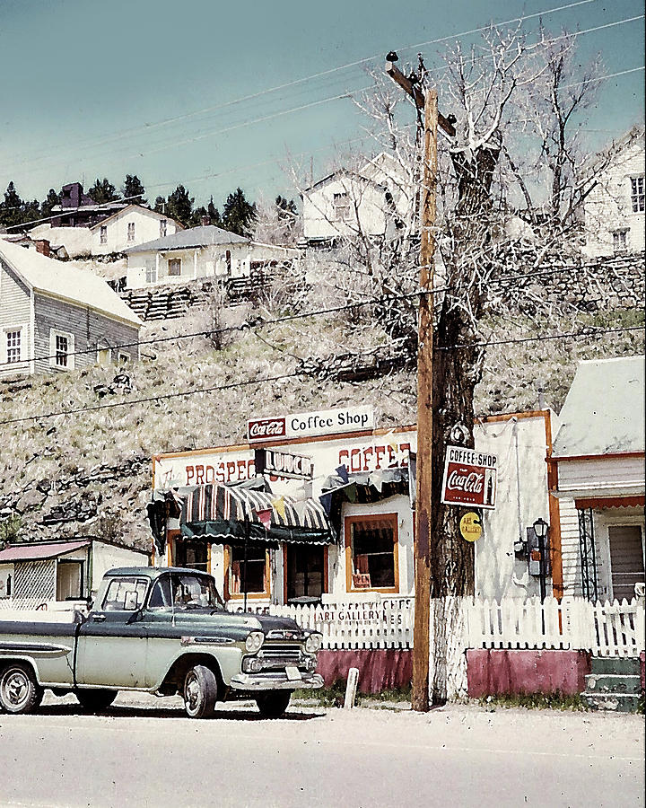Vintage Colorado Coffee SHop Photograph by Jim Mathis