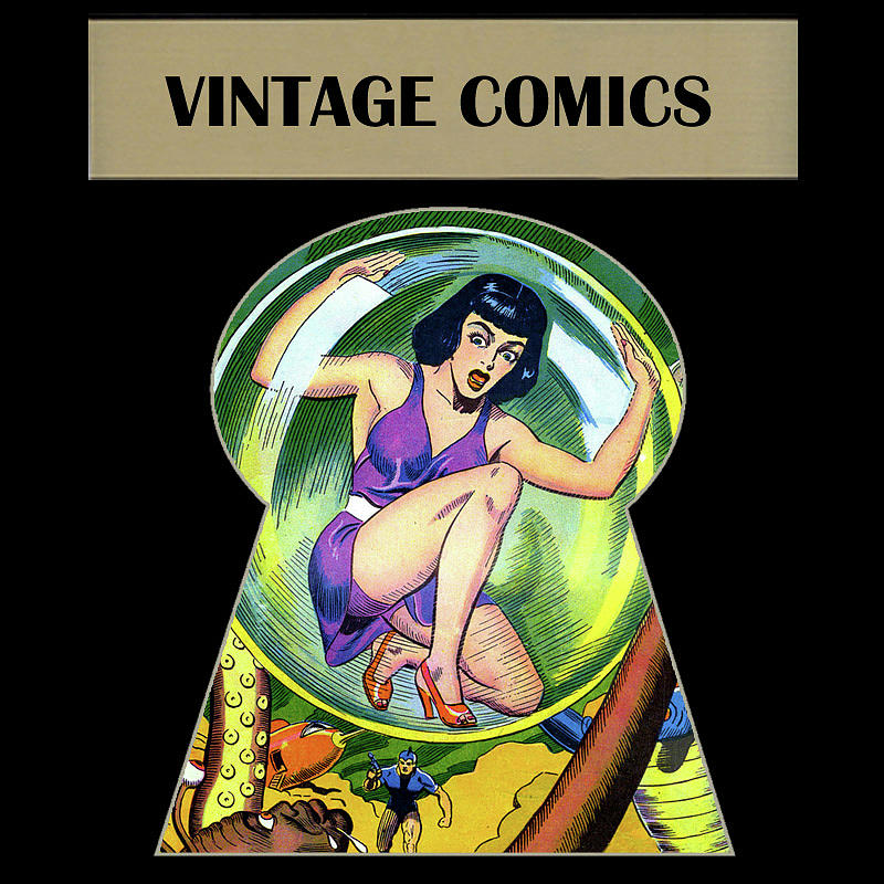 Vintage Comics Logo Digital Art by Long Shot