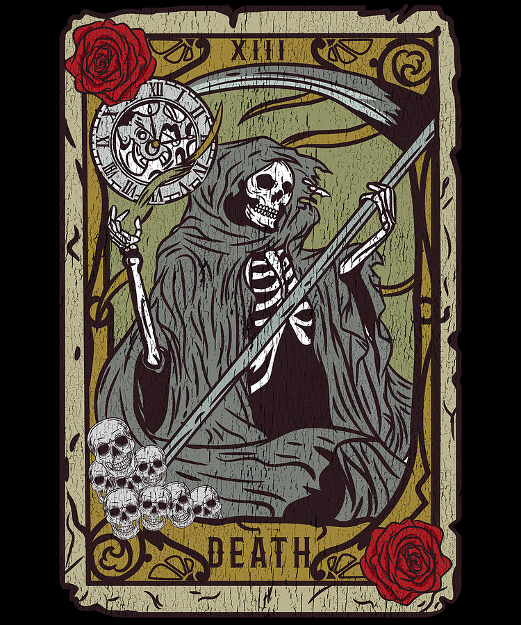 Death Tarot Card Wall Art Print Digital Prints Prints trustalchemy.com