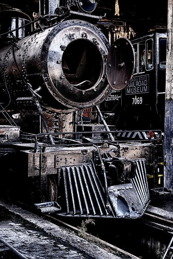 Vintage Engine Photograph by Tom Singleton