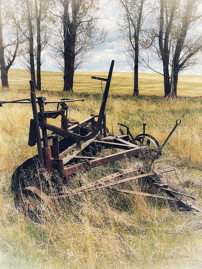 Vintage Farm Equipment Photograph by Jerry Abbott