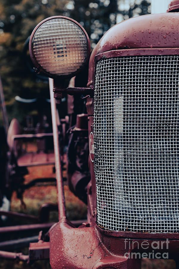 Vintage Farmall Farm Tractor New Hampshire Photograph by Edward Fielding