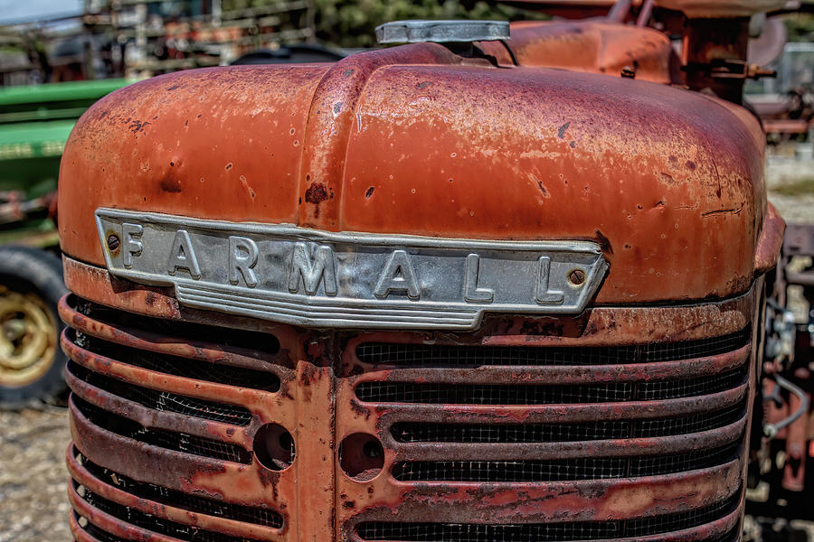 Vintage Farmall Tractor Emblem 030 Photograph by Nick Gray - Fine Art ...