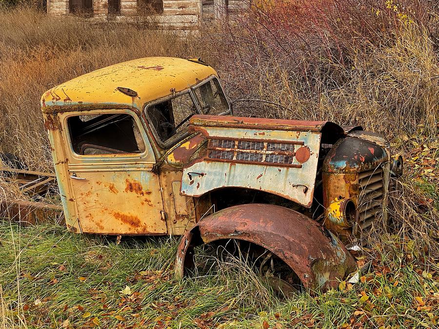 Vintage Federal Truck - Abandoned Photograph by Jerry Abbott
