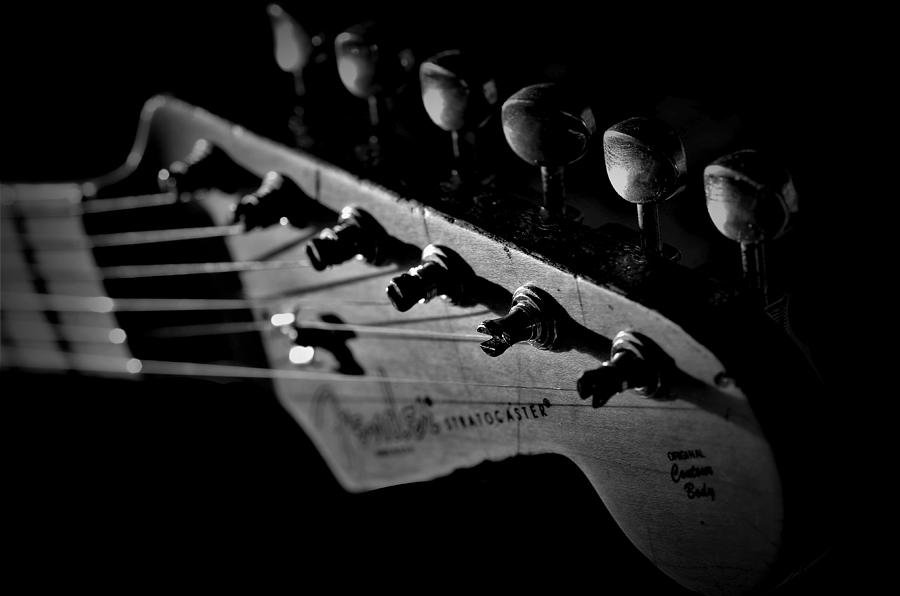 Vintage Fender Stratocaster Headstock 2 Photograph by Guitarwacky Fine Art