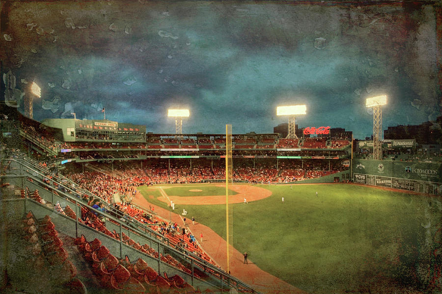 Vintage Fenway Park - Boston Red Sox Photograph by Joann Vitali
