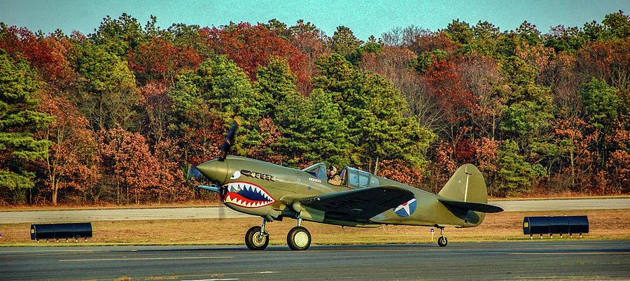 Vintage Fighter Plane Photograph by Cathy Kovarik