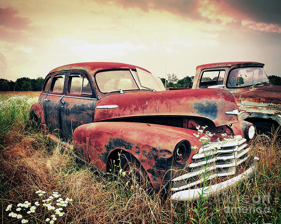 Vintage Finish - Texas Forgotten - Chevrolet Photograph by Chris Andruskiewicz