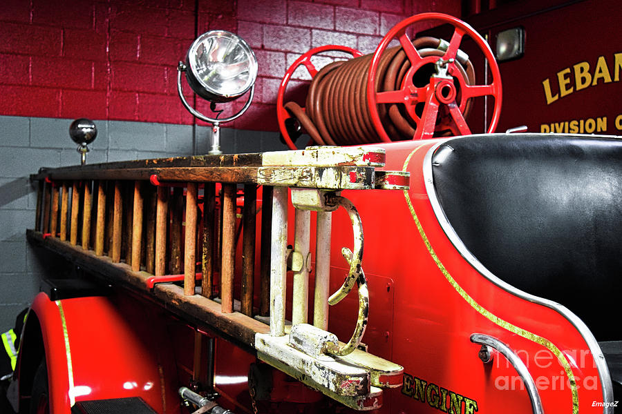 Vintage Fire Engine Photograph by Scott Polley