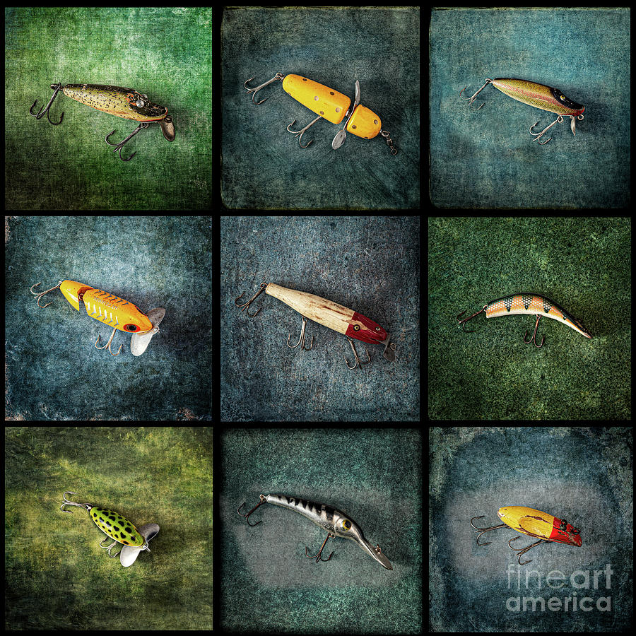 Vintage Fishing Lures 1 Photograph by Jarrod Erbe