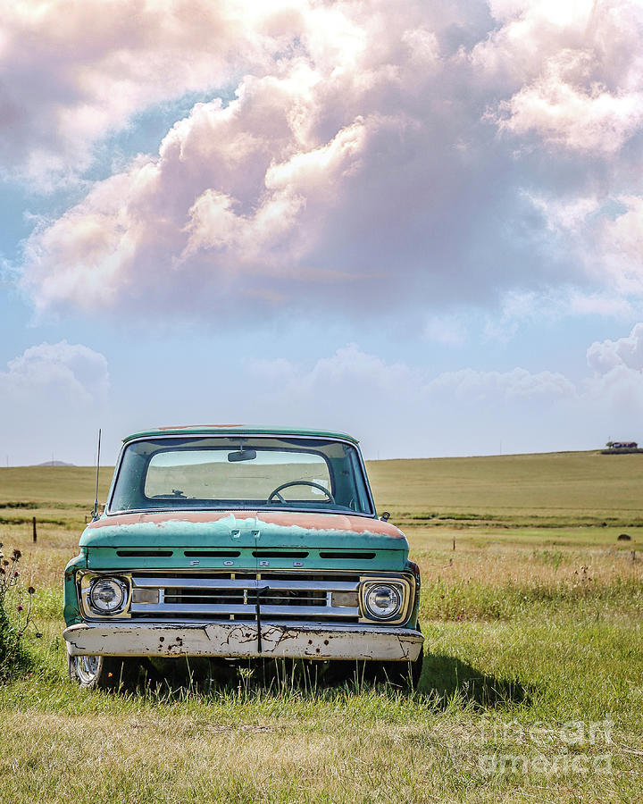 Vintage Ford Pickup Ringling Montana Photograph by Edward Fielding