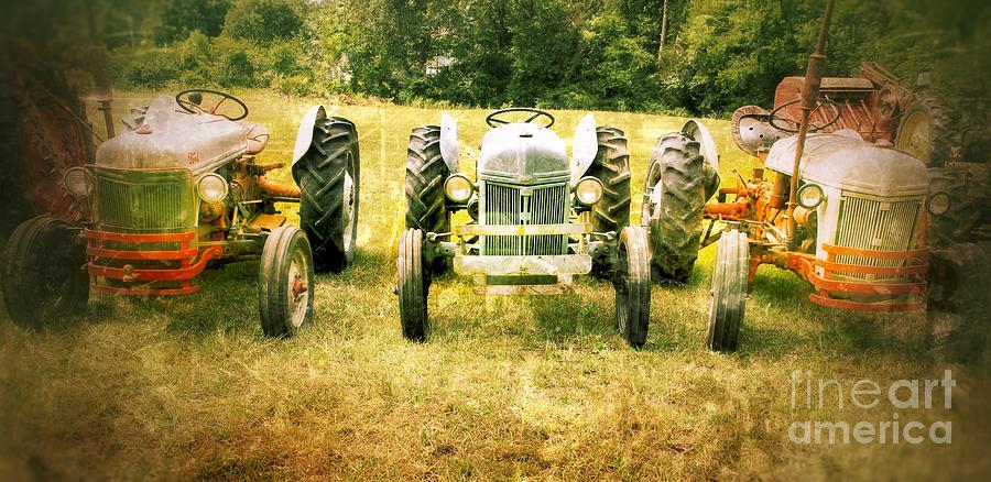 Vintage Ford Tractors Photograph by Mike Eingle