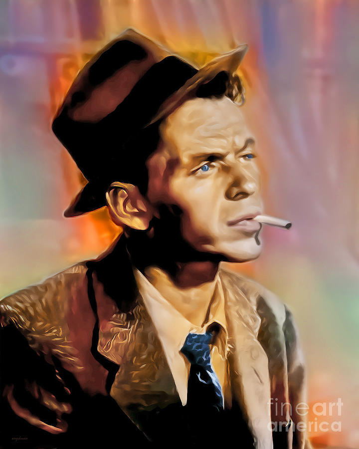 Vintage Frank Sinatra Old Blue Eyes 20210103 Photograph by Wingsdomain Art and Photography
