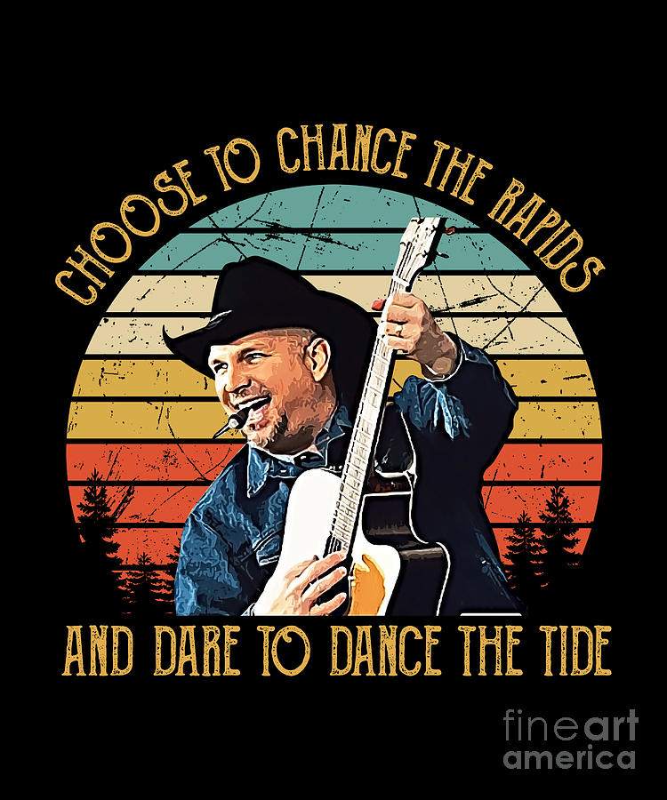 Garth Brooks Digital Art - Vintage Garth Brooks Country Music Gift For Fans by Notorious Artist