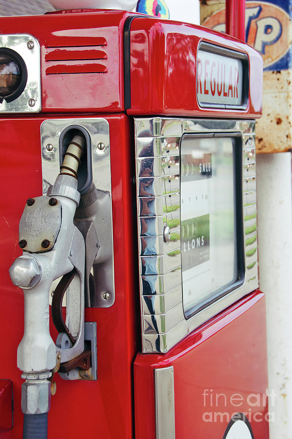 Vintage Gas Pump 3 Photograph by Andrea Anderegg