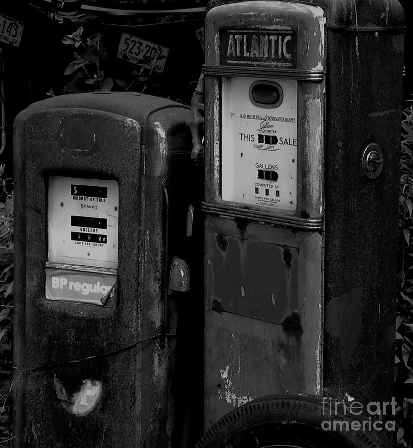Vintage Gas Pumps Photograph by Doc Braham