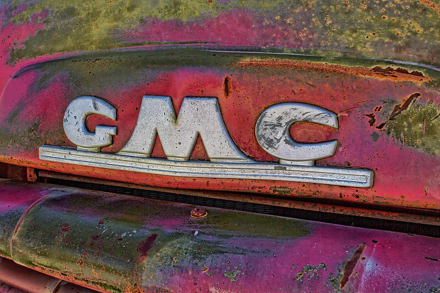 Vintage Gmc Truck Emblem Photograph By Nick Gray Pixels