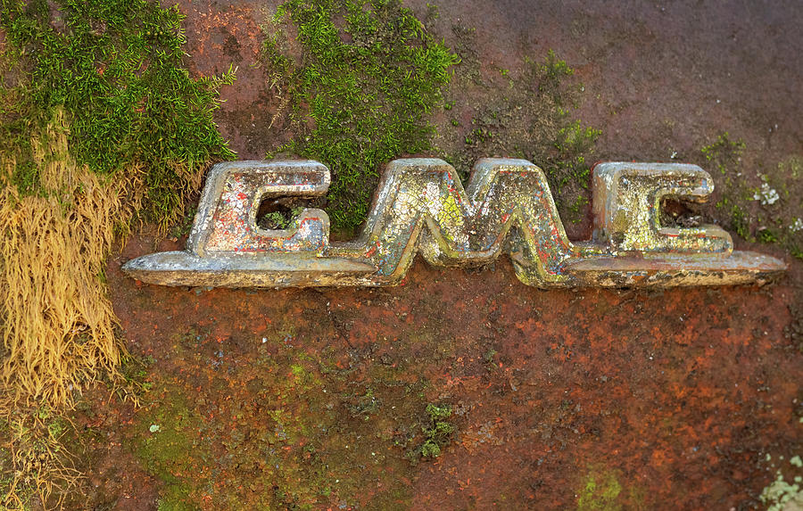 Vintage GMC Truck Emblem Photograph by Richard Olson - Fine Art America