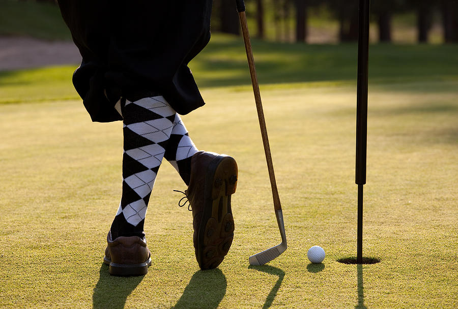 Vintage Golfer with Plus Fours Closeup on Legs Photograph by ImagineGolf