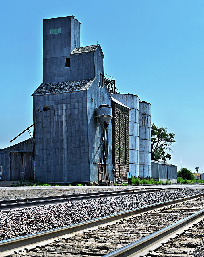 Vintage Grain Elevator Photograph by Ben Prepelka