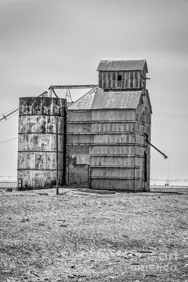 Vintage Grain Elevator BW Photograph By Bee Creek Photography - Tod And ...