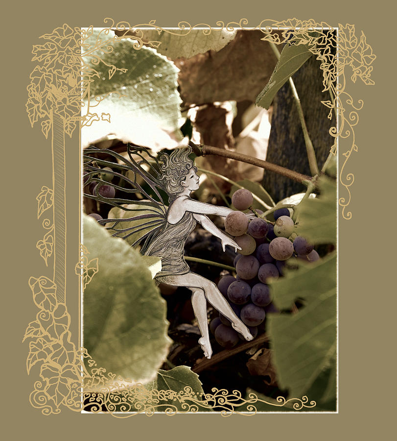 Vintage Grape Fairy Photograph