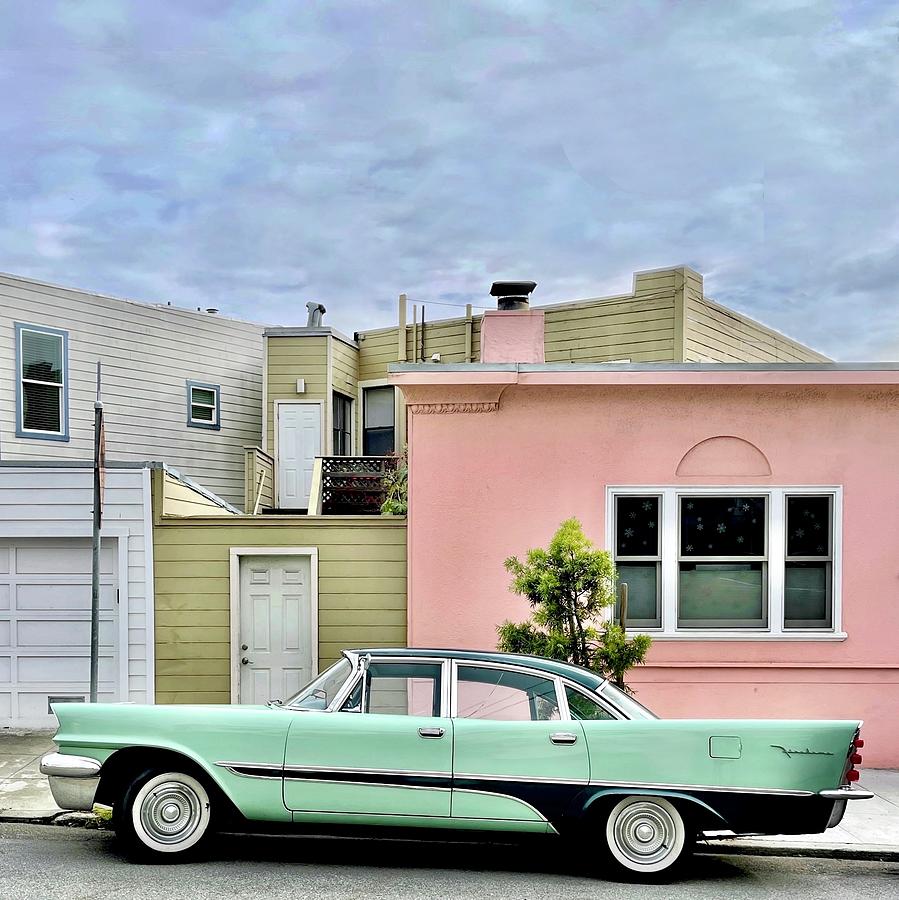 Vintage Green Car Photograph by Julie Gebhardt