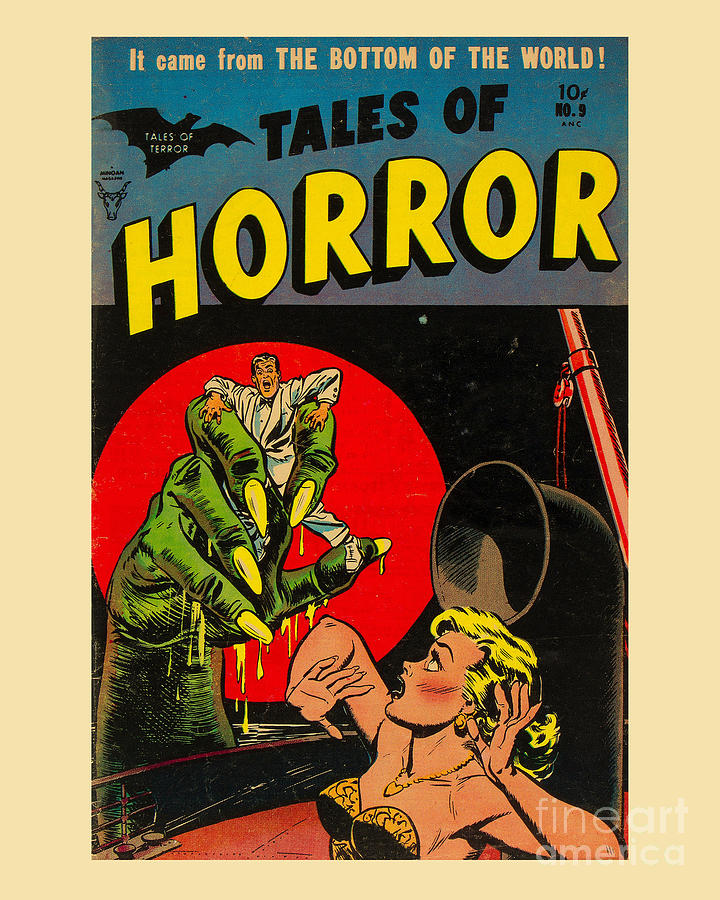 Halloween Digital Art - Vintage Halloween Comic Cover by Madame Memento