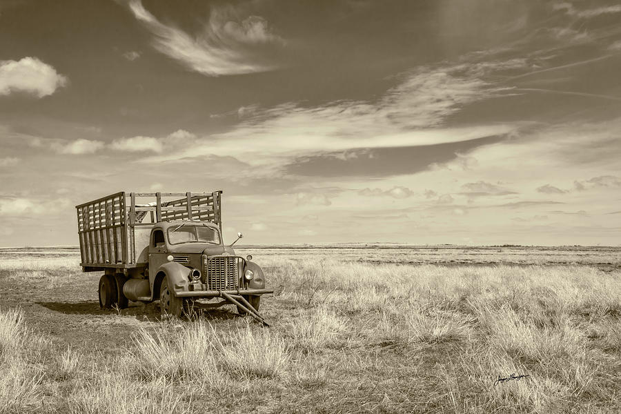 Vintage Harvester Photograph by Jurgen Lorenzen