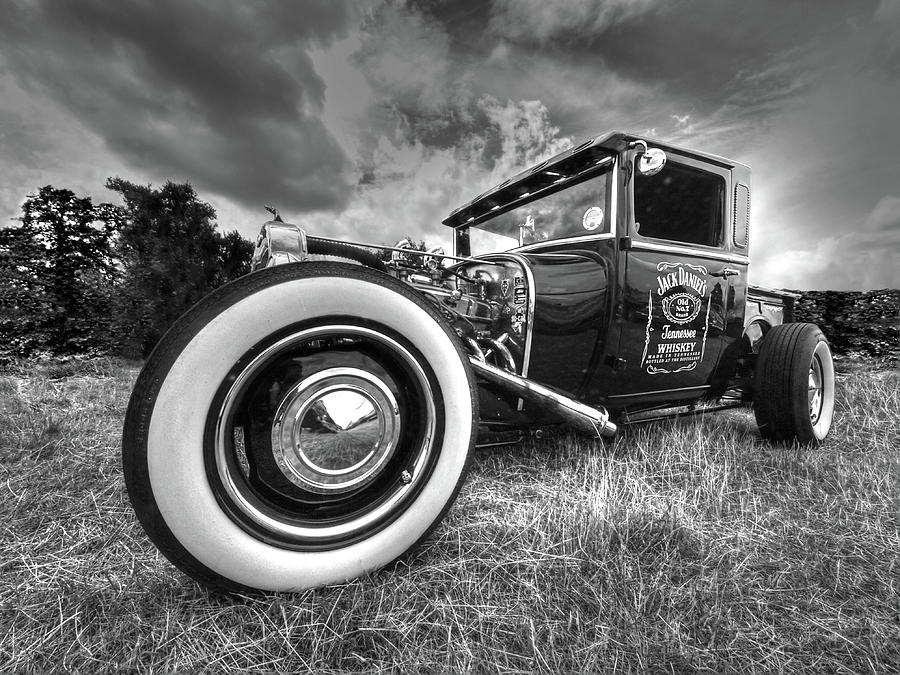 Vintage Hot Rod Whiskey Delivery Photograph by Gill Billington