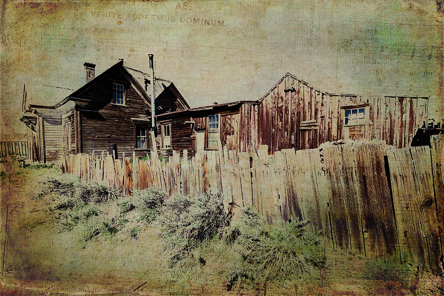 Vintage House in a Historic Ghost Town fx Photograph by Dan Carmichael