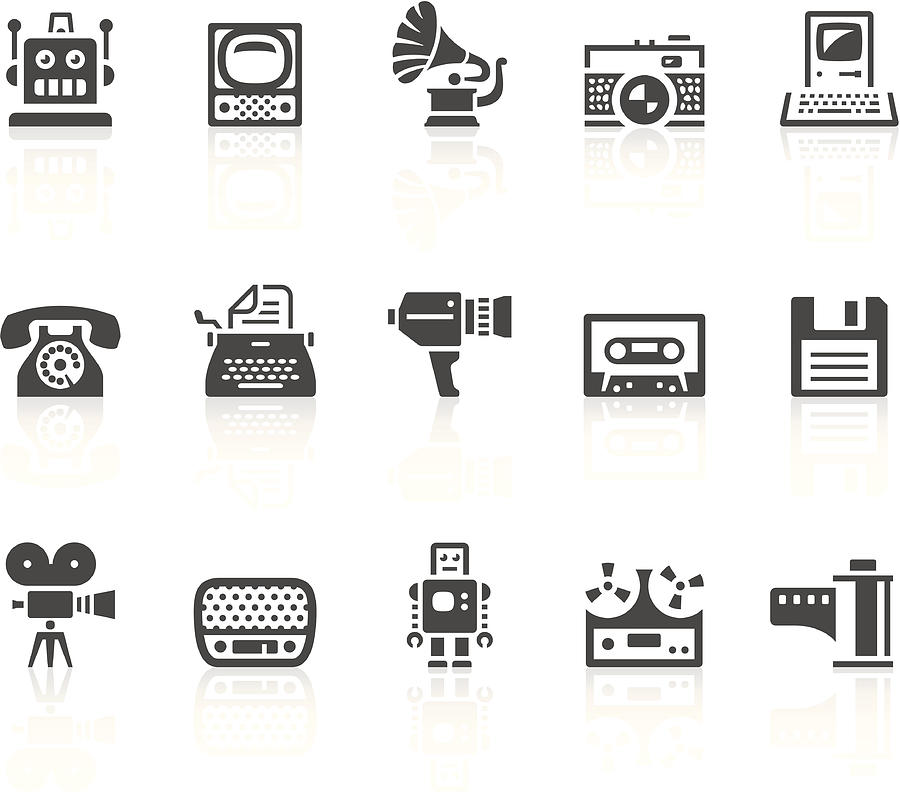 Vintage icons Drawing by Steppeua