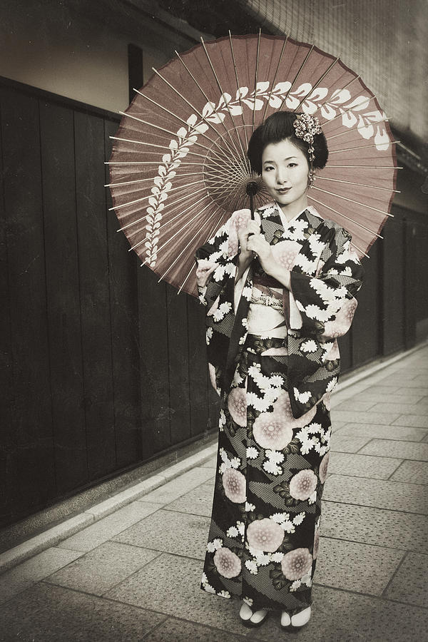 Vintage Japanese Kimono Photograph by Redhumv