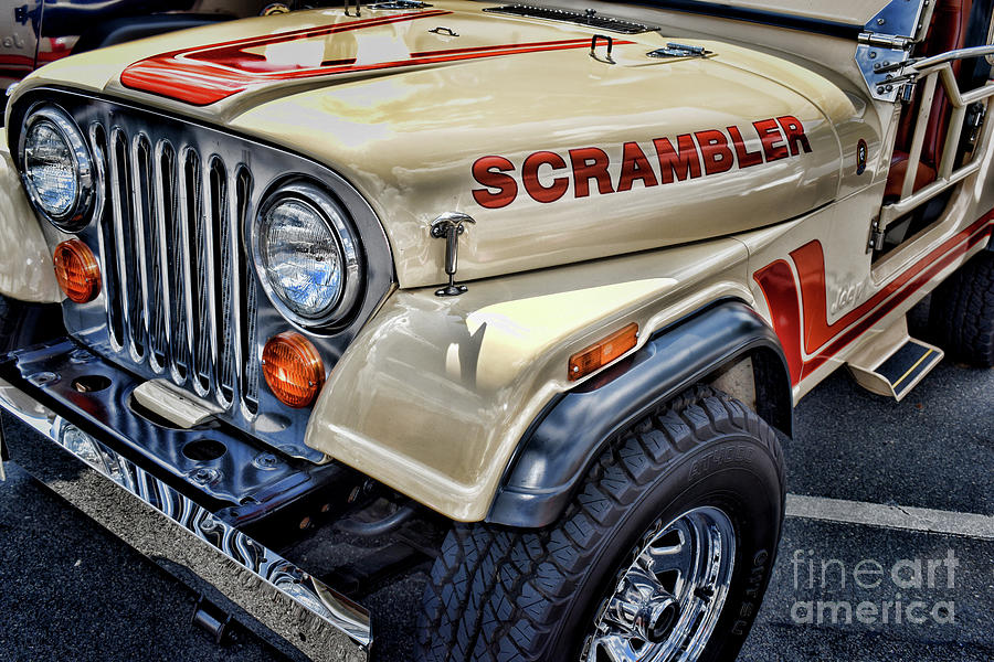 Vintage Jeep Scrambler Photograph by Paul Ward