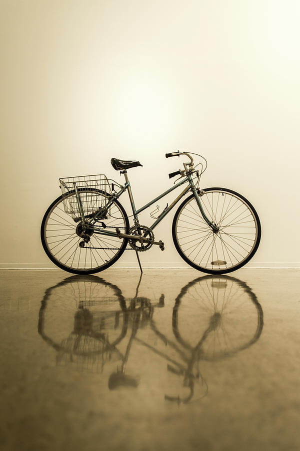 Vintage Ladies Bicycle - Portrait 2 Photograph
