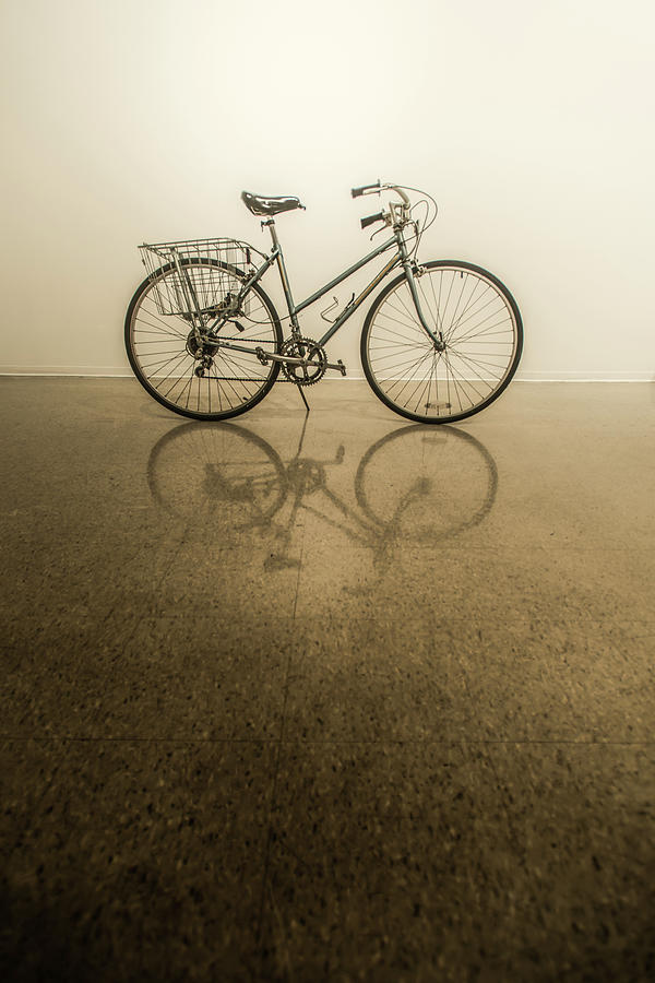 Vintage Ladies Bicycle - Portrait 3 Photograph
