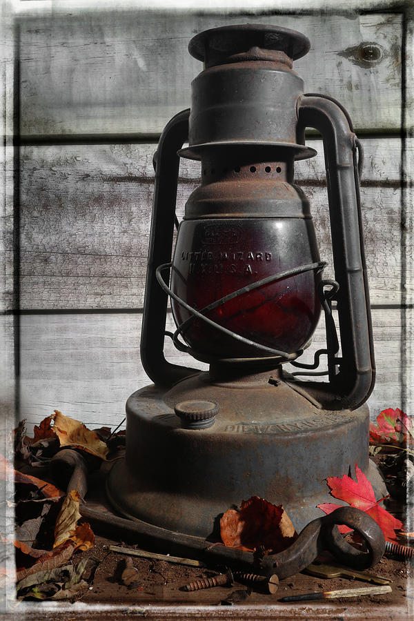 Vintage Lantern Still Life Photograph by Scott Kingery