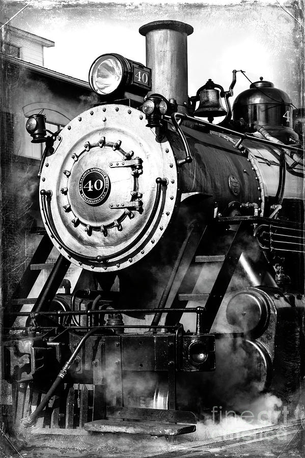 Vintage Locomotive in New Hope Photograph by John Rizzuto