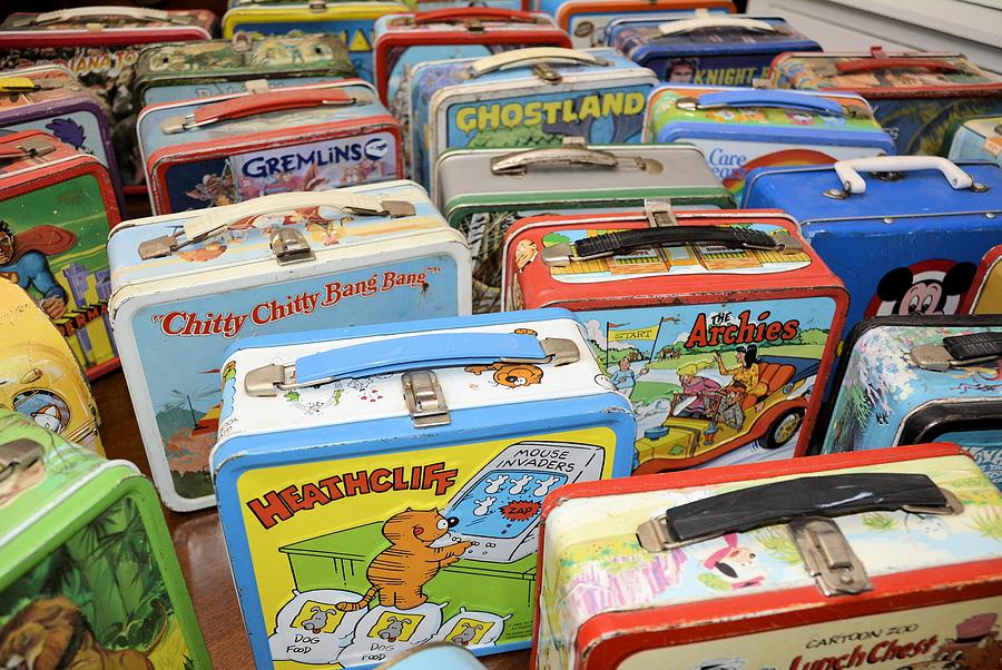 Vintage Lunchboxes Photograph by Jennifer Broadstreet Hess - Fine Art ...