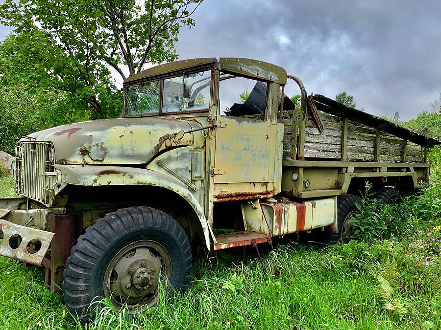Vintage Military Truck Photograph by Rick LaRocque Pixels