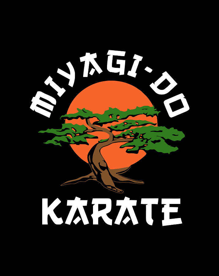 Vintage Miyagi-Do T-Shirt Karate Bonsai Tree Digital Art by Luke Henry